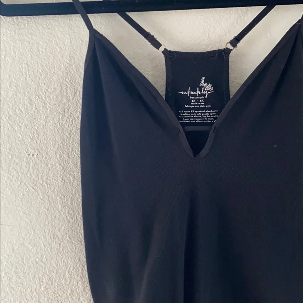 Free People | Black Bodysuit